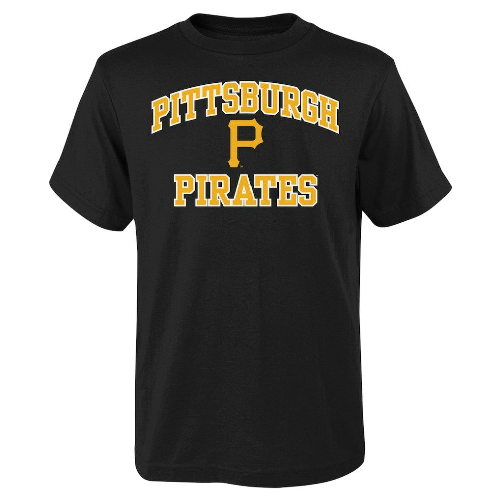 Pittsburgh Pirates Youth Heart & Soul T-Shirt - Black - MLB Discount