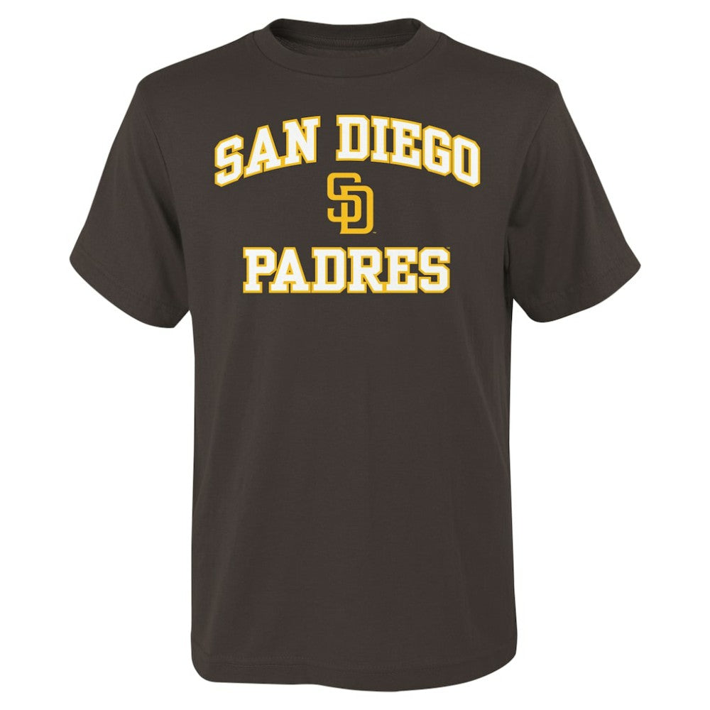 San Diego Padres Youth Heart & Soul T-Shirt - Brown - MLB Sale