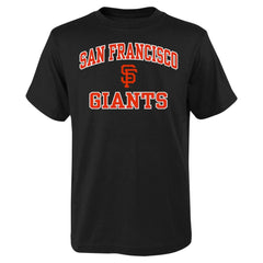 San Francisco Giants Youth Heart & Soul T-Shirt - Black - MLB Online