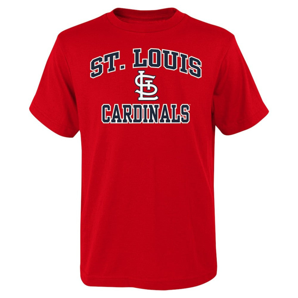 St. Louis Cardinals Youth Heart & Soul T-Shirt - Red - MLB on Sale