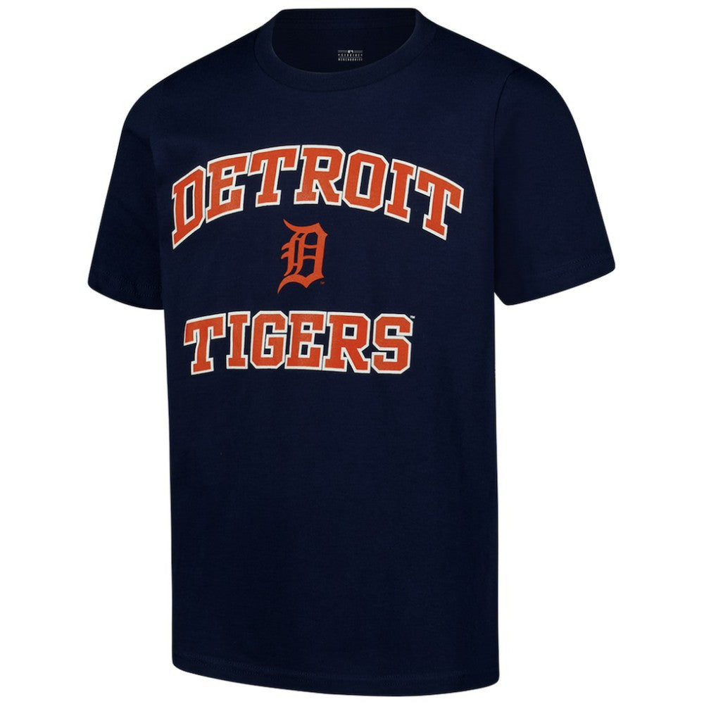 Detroit Tigers Youth Heart & Soul T-Shirt - Navy - MLB on Sale
