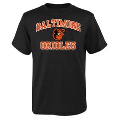 Baltimore Orioles Youth Heart & Soul T-Shirt - Black - MLB Lifestyle