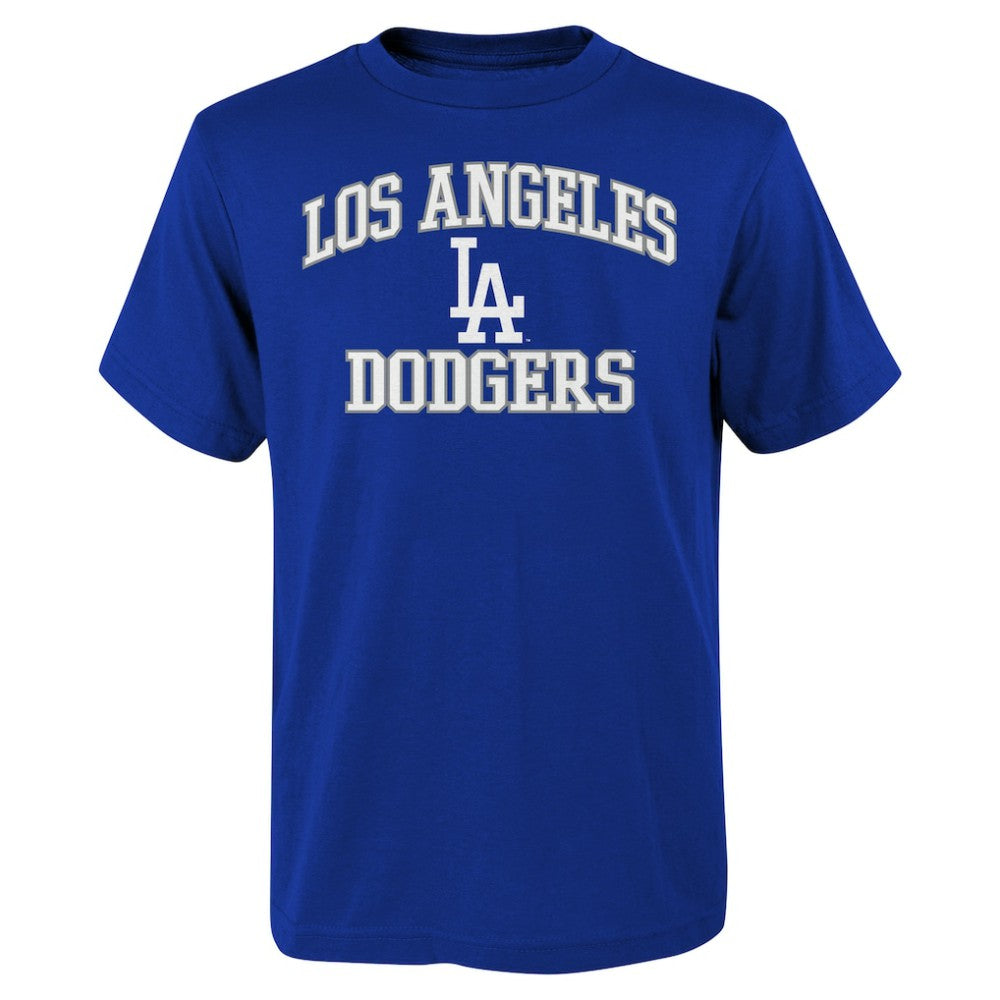 Los Angeles Dodgers Youth Heart & Soul T-Shirt - Royal - MLB Discount