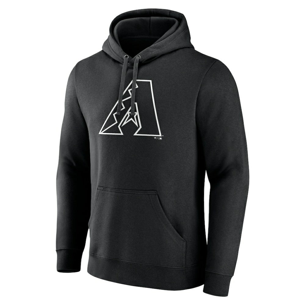 Arizona Diamondbacks Monochrome Personalized Name & Number Pullover Hoodie - Black - MLB Online