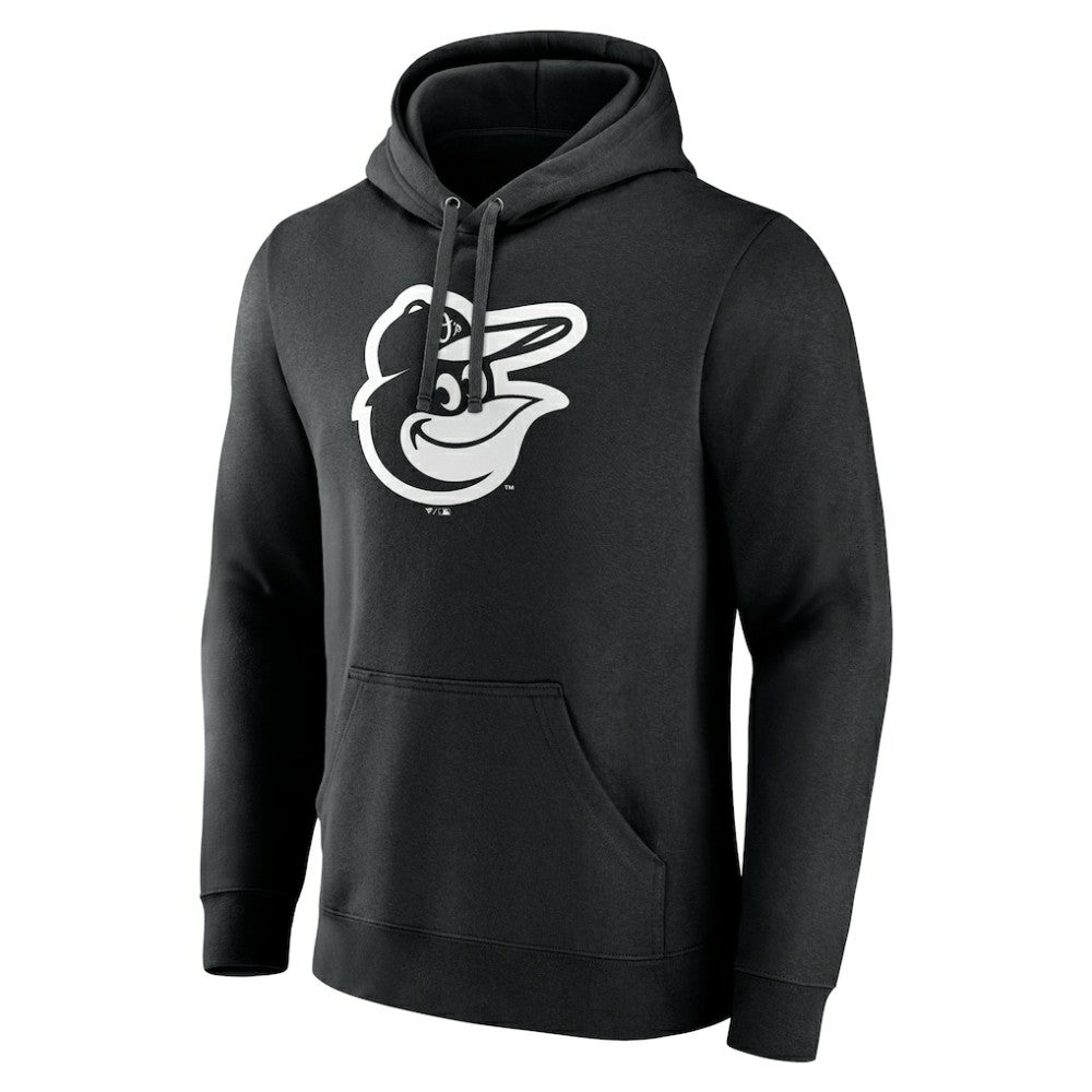 Baltimore Orioles Monochrome Personalized Name & Number Pullover Hoodie - Black - MLB Sale