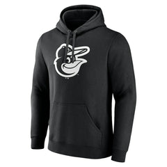 Baltimore Orioles Monochrome Personalized Name & Number Pullover Hoodie - Black - MLB Sale