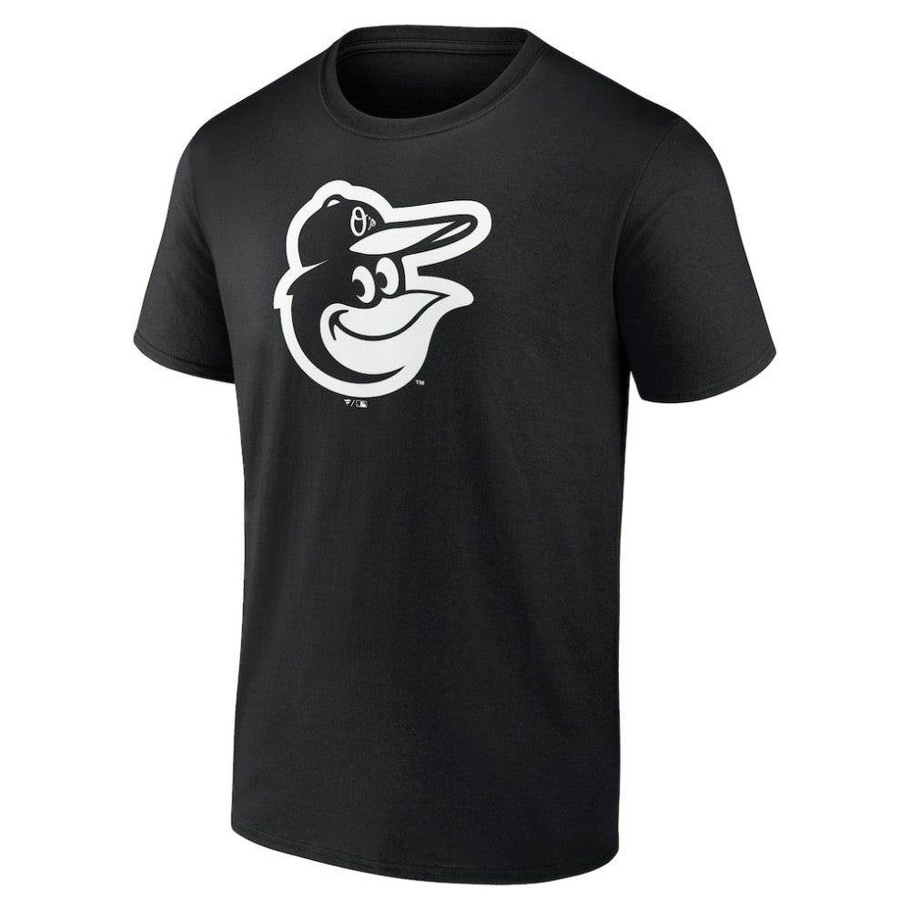 Baltimore Orioles Monochrome Personalized Name & Number T-Shirt - Black - MLB Lifestyle