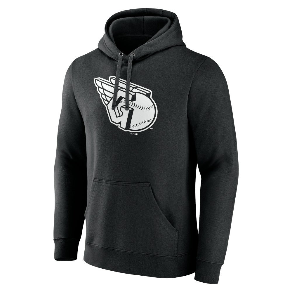 Cleveland Guardians Monochrome Personalized Name & Number Pullover Hoodie - Black - MLB on Sale