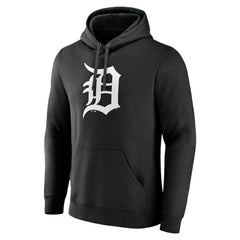 Detroit Tigers Monochrome Personalized Name & Number Pullover Hoodie - Black - MLB Sale