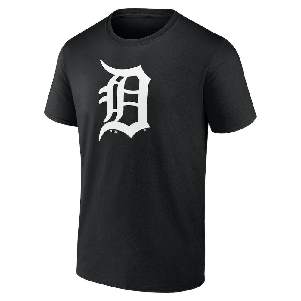 Detroit Tigers Monochrome Personalized Name & Number T-Shirt - Black - MLB Lifestyle