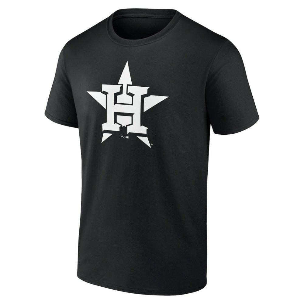 Houston Astros Monochrome Personalized Name & Number T-Shirt - Black - MLB Sale