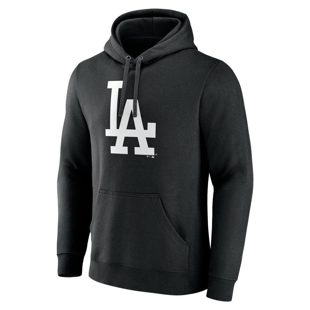 Los Angeles Dodgers Monochrome Personalized Name & Number Pullover Hoodie - Black - MLB Sale