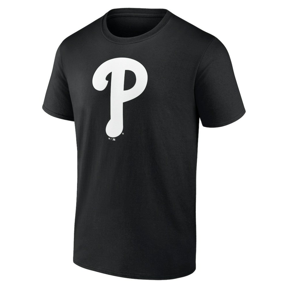 Philadelphia Phillies Monochrome Personalized Name & Number T-Shirt - Black - MLB Online