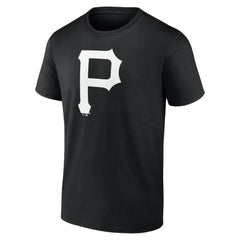 Pittsburgh Pirates Monochrome Personalized Name & Number T-Shirt - Black - MLB Sale