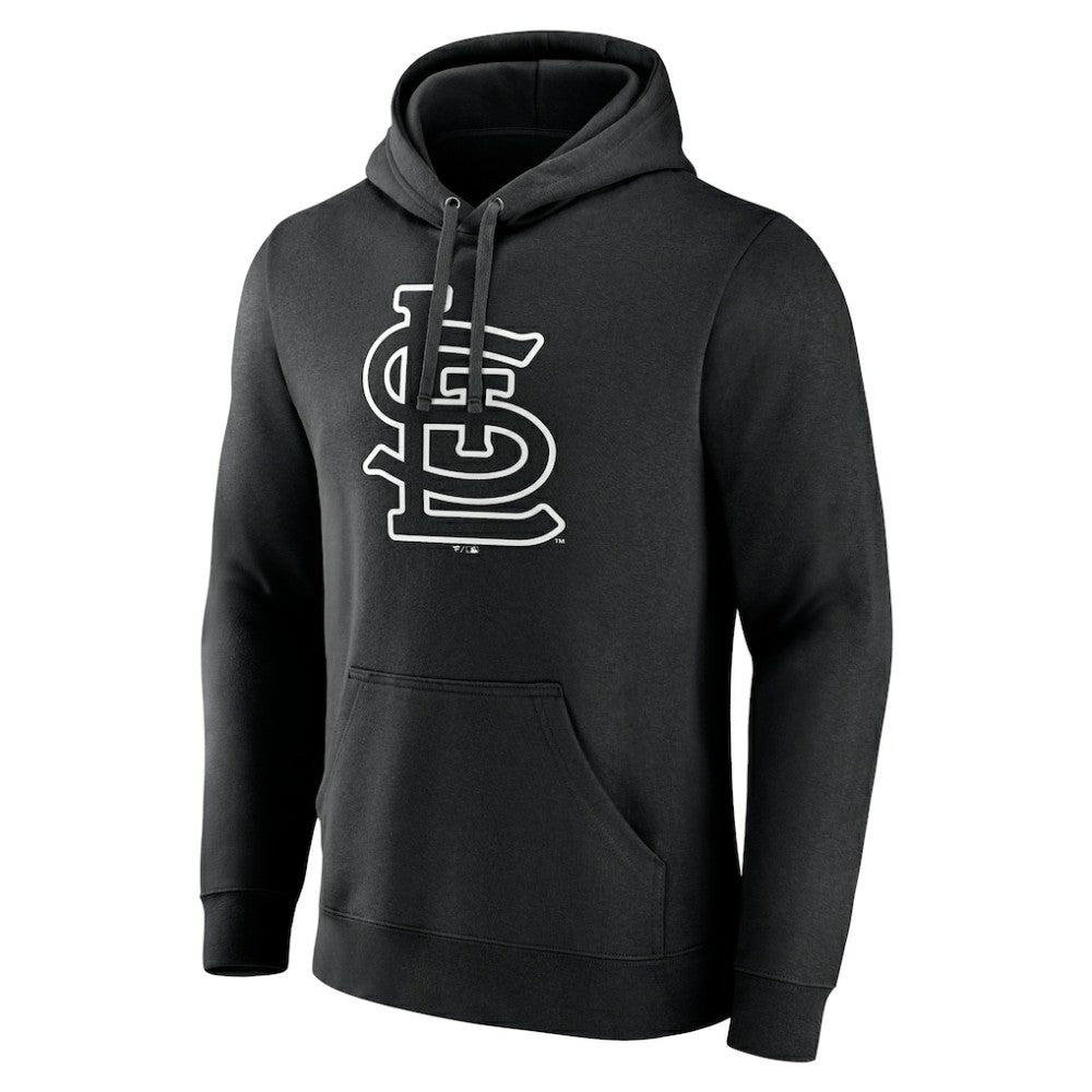 St. Louis Cardinals Monochrome Personalized Name & Number Pullover Hoodie - Black - MLB on Sale