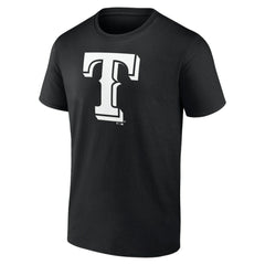 Texas Rangers Monochrome Personalized Name & Number T-Shirt - Black - MLB on Sale
