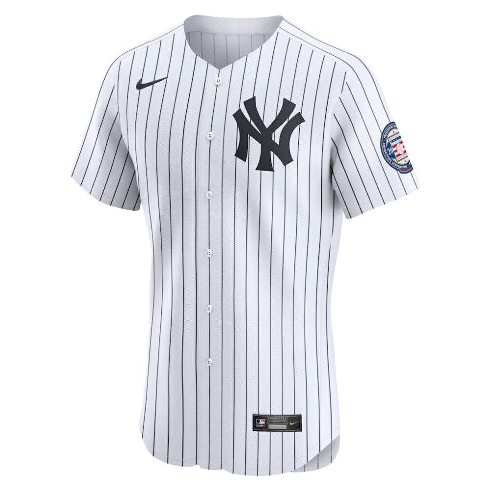 Derek Jeter New York Yankees Nike Home 2020 Hall of Fame Induction Patch Elite Player Jersey - White - Nike Sale