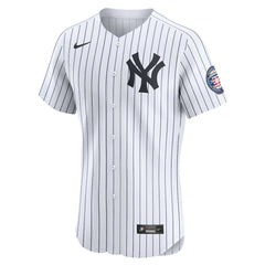 Derek Jeter New York Yankees Nike Home 2020 Hall of Fame Induction Patch Elite Player Jersey - White - Nike Sale