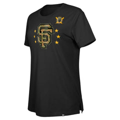 San Francisco Giants New Era Women's Armed Forces Day T-Shirt - Black - New Era Lifestyle