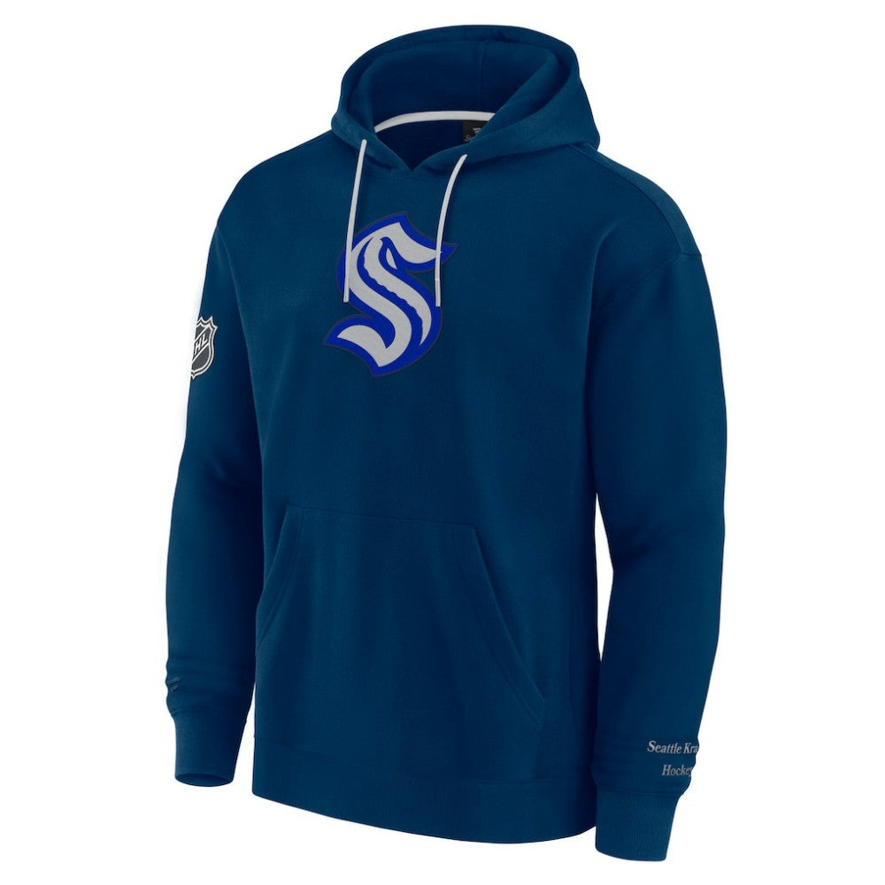 Seattle Kraken Fanatics Elements Pace Pullover Hoodie - Deep Sea Blue - NHL 201058808
