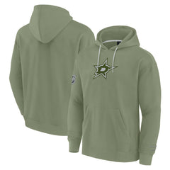 Dallas Stars Fanatics Elements Pace Pullover Hoodie - Olive - NHL 201058829
