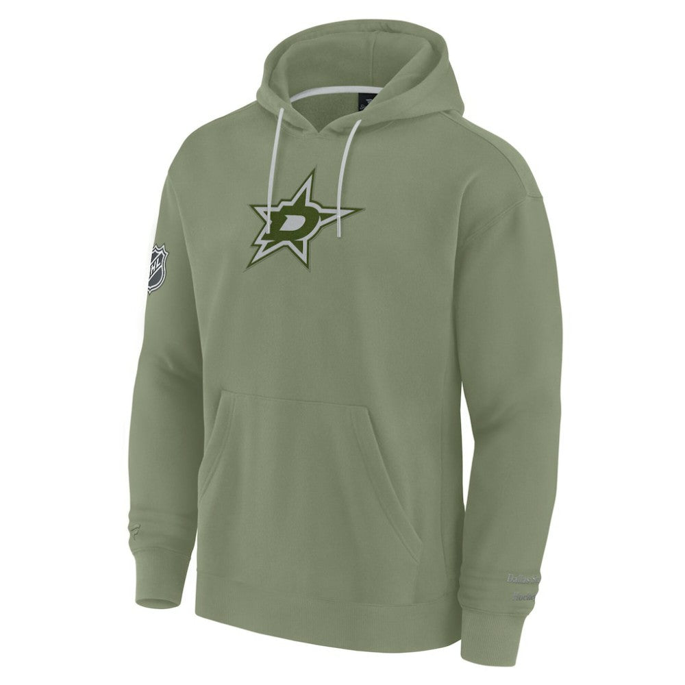 Dallas Stars Fanatics Elements Pace Pullover Hoodie - Olive - NHL 201058829