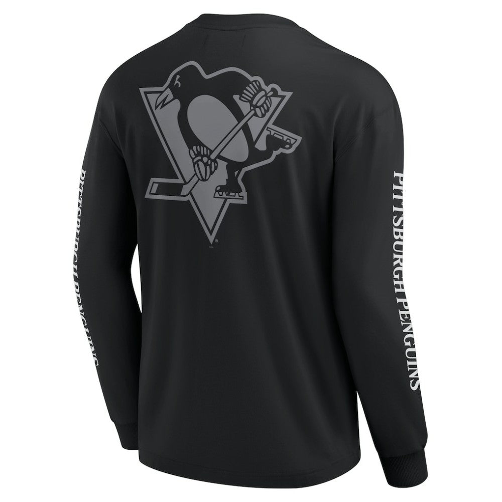 Pittsburgh Penguins Fanatics Elements Strive Long Sleeve T-Shirt - Black - NHL 201058845