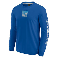 New York Rangers Fanatics Elements Strive Long Sleeve T-Shirt - Blue - NHL 201058852