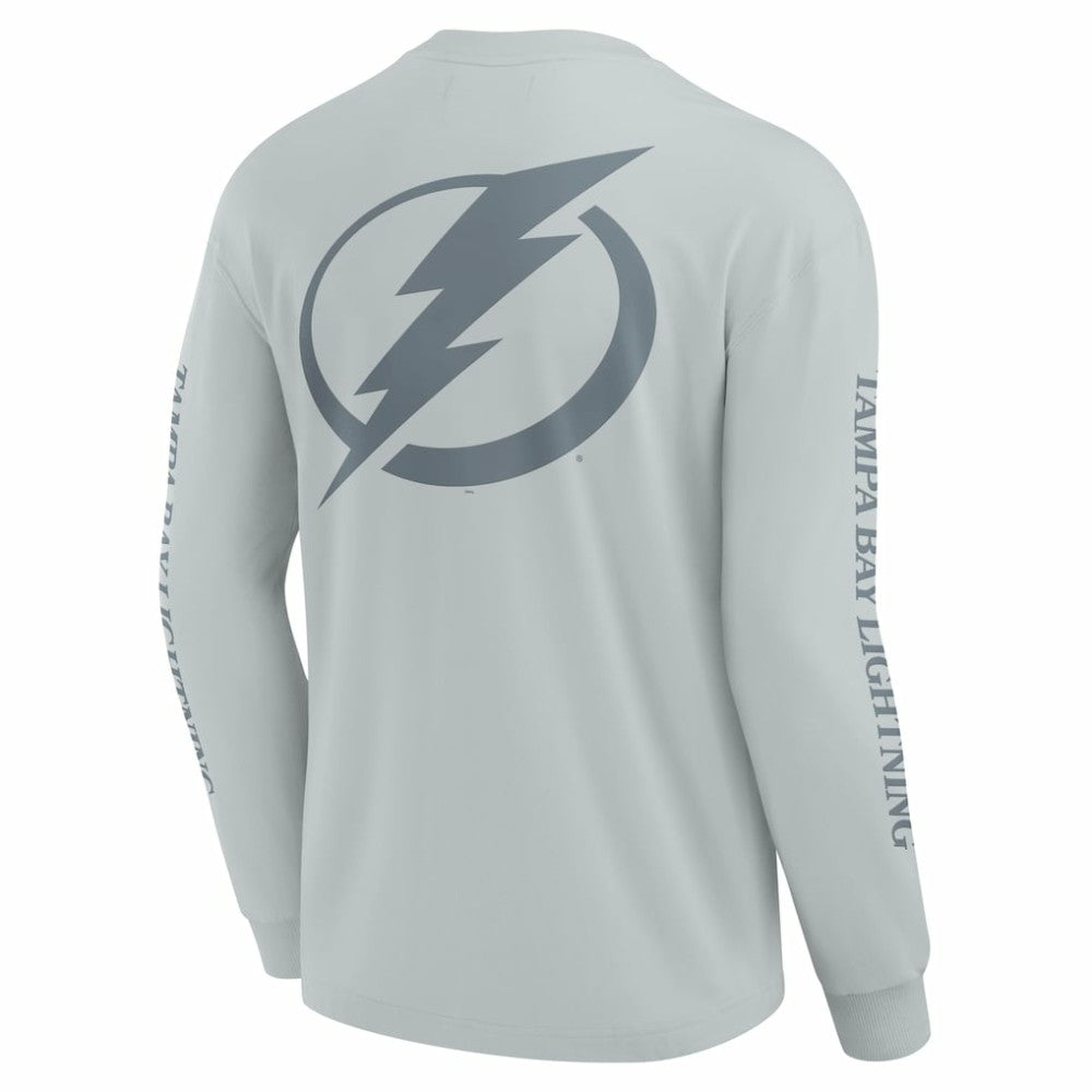 Tampa Bay Lightning Fanatics Elements Strive Long Sleeve T-Shirt - Gray - NHL 201058857