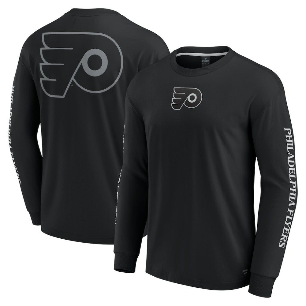 Philadelphia Flyers Fanatics Elements Strive Long Sleeve T-Shirt - Black - NHL 201058859