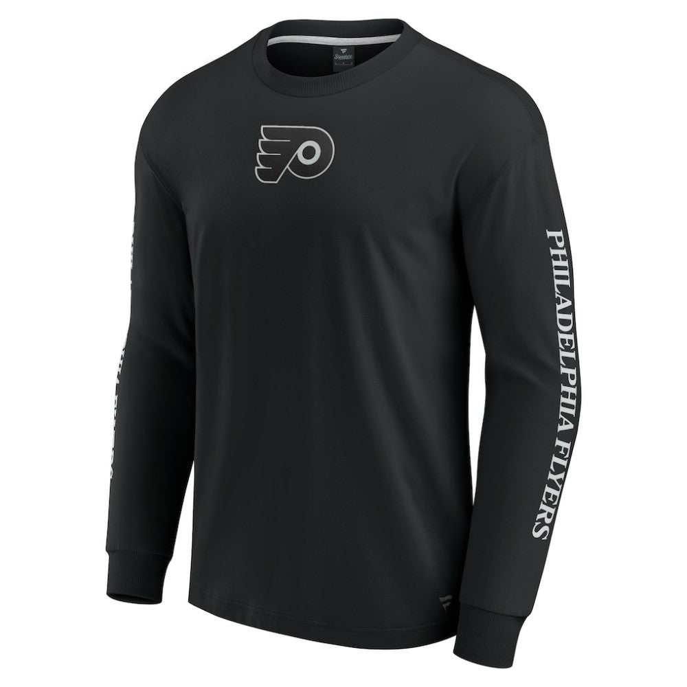 Philadelphia Flyers Fanatics Elements Strive Long Sleeve T-Shirt - Black - NHL 201058859