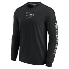 Philadelphia Flyers Fanatics Elements Strive Long Sleeve T-Shirt - Black - NHL 201058859