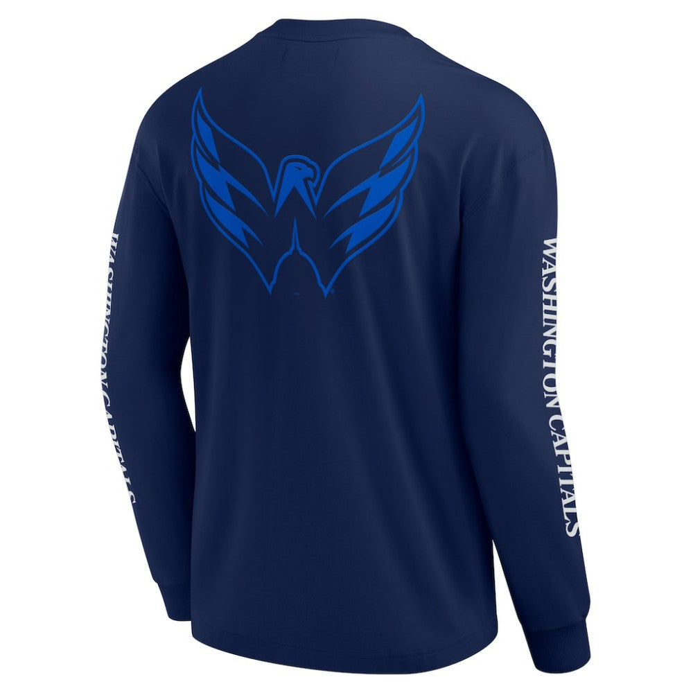 Washington Capitals Fanatics Elements Strive Long Sleeve T-Shirt - Navy - NHL 201058864