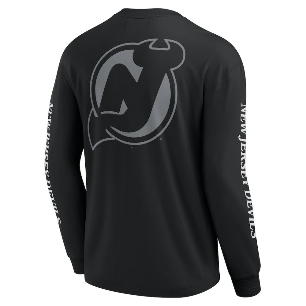 New Jersey Devils Fanatics Elements Strive Long Sleeve T-Shirt - Black - NHL 201058867