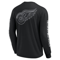 Detroit Red Wings Fanatics Elements Strive Long Sleeve T-Shirt - Black - NHL 201058876