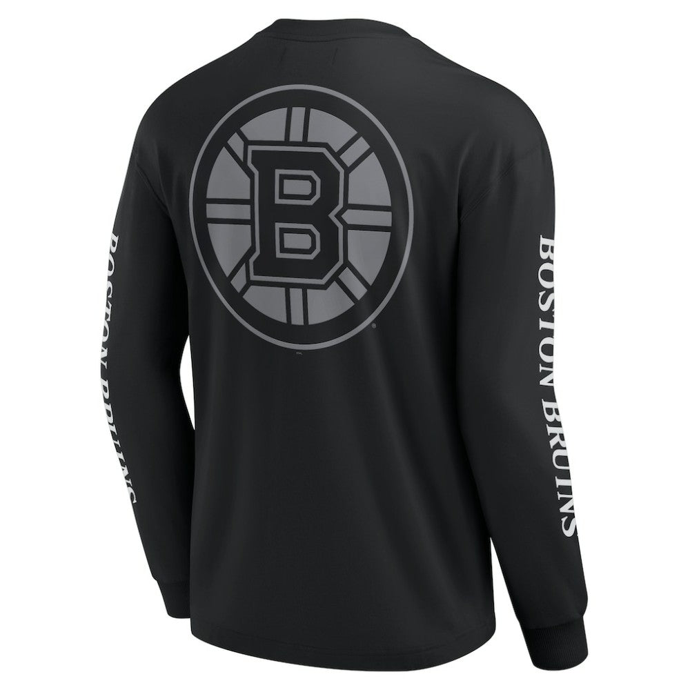 Boston Bruins Fanatics Elements Strive Long Sleeve T-Shirt - Black - NHL 201058890