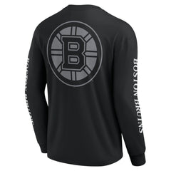 Boston Bruins Fanatics Elements Strive Long Sleeve T-Shirt - Black - NHL 201058890