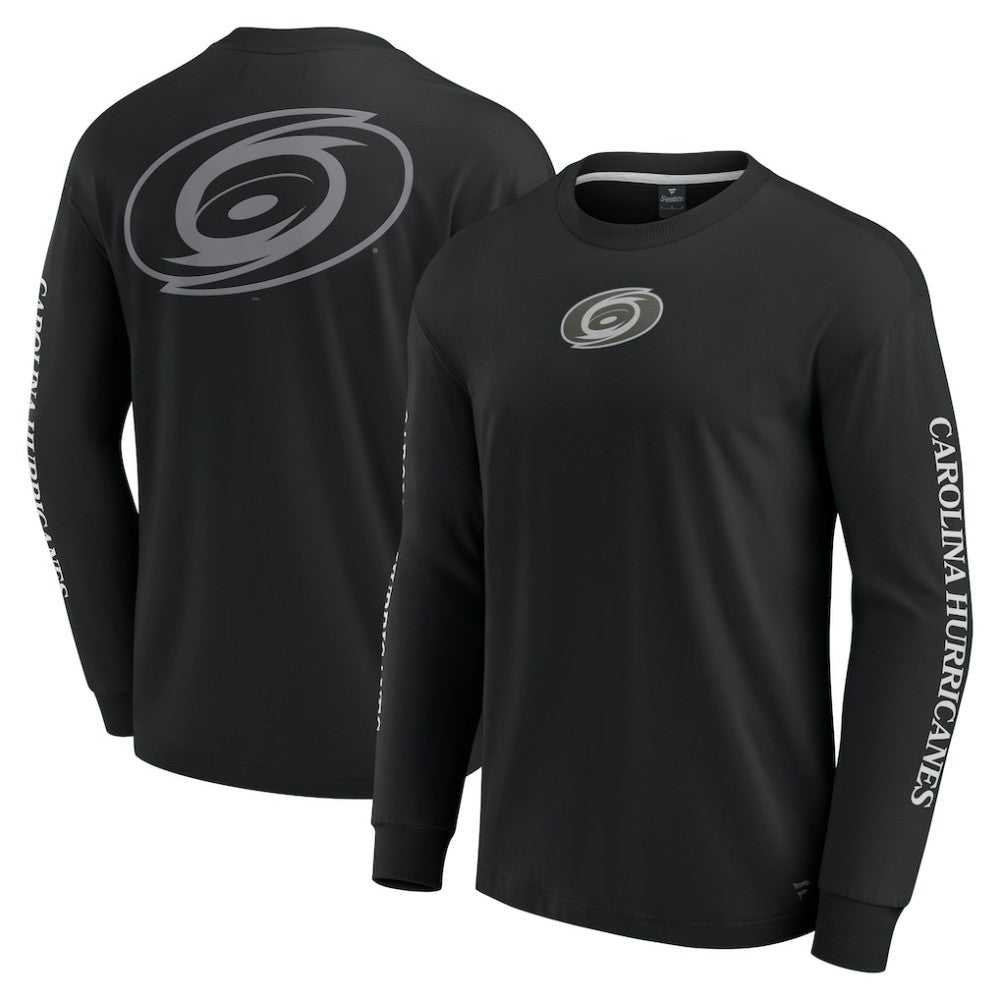 Carolina Hurricanes Fanatics Elements Strive Long Sleeve T-Shirt - Black - NHL 201058892