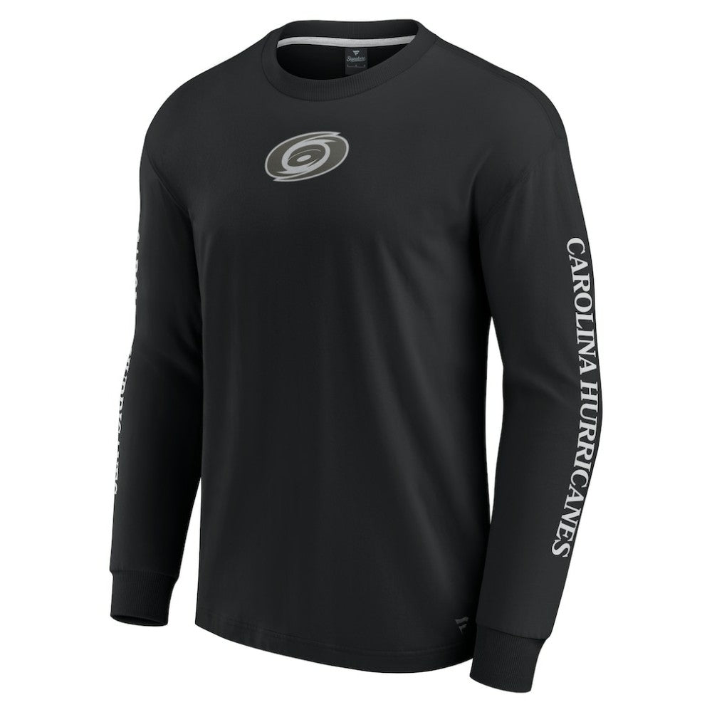 Carolina Hurricanes Fanatics Elements Strive Long Sleeve T-Shirt - Black - NHL 201058892