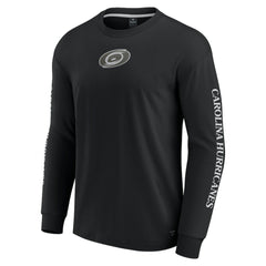 Carolina Hurricanes Fanatics Elements Strive Long Sleeve T-Shirt - Black - NHL 201058892