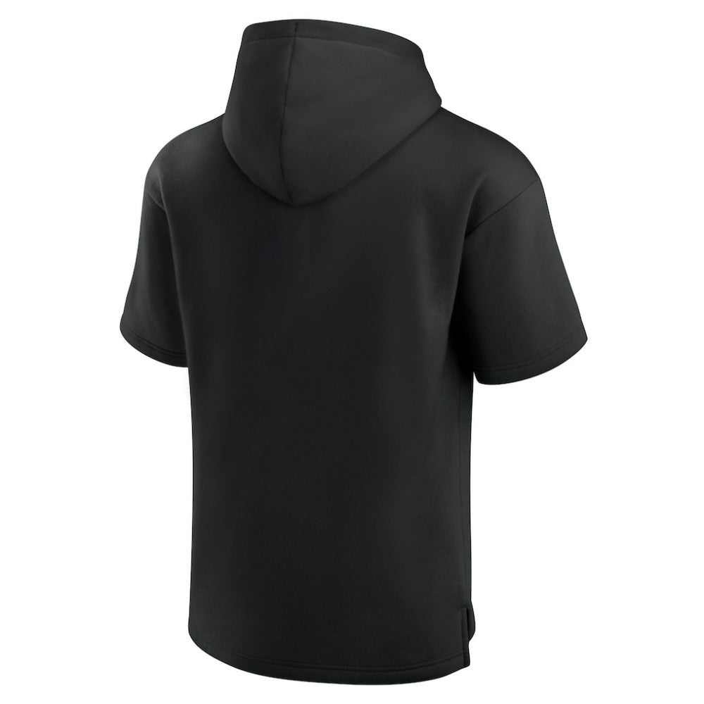 Detroit Red Wings Fanatics Elements Ready Short Sleeve Pullover Hoodie - Black - NHL 201058897