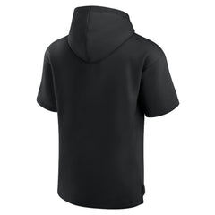Chicago Blackhawks Fanatics Elements Ready Short Sleeve Pullover Hoodie - Black - NHL 201058900