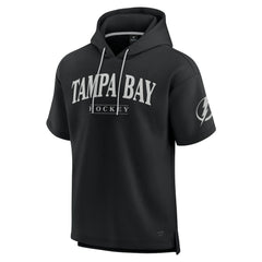 Tampa Bay Lightning Fanatics Elements Ready Short Sleeve Pullover Hoodie - Black - NHL 201058914