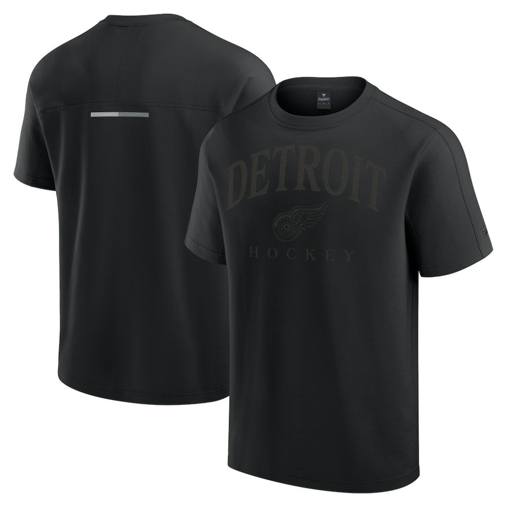 Detroit Red Wings Fanatics Elements Flex Tri-Blend T-Shirt - Black - NHL 201058953