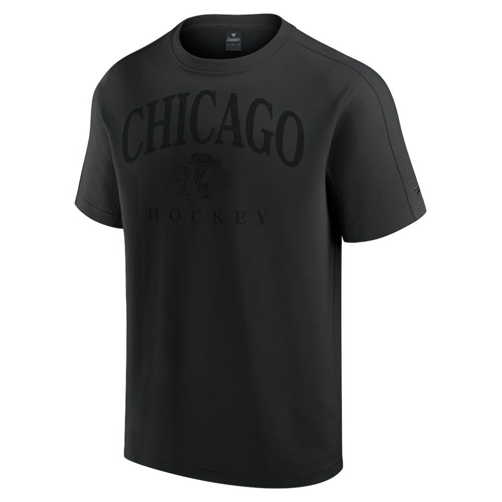 Chicago Blackhawks Fanatics Elements Flex Tri-Blend T-Shirt - Black - NHL 201058966