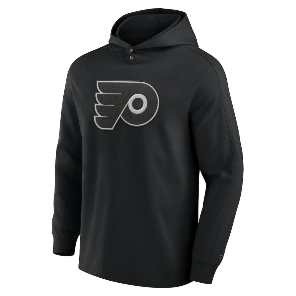 Philadelphia Flyers Fanatics Elements Blaze Tri-Blend Long Sleeve Hoodie T-Shirt - Black - NHL 201059002