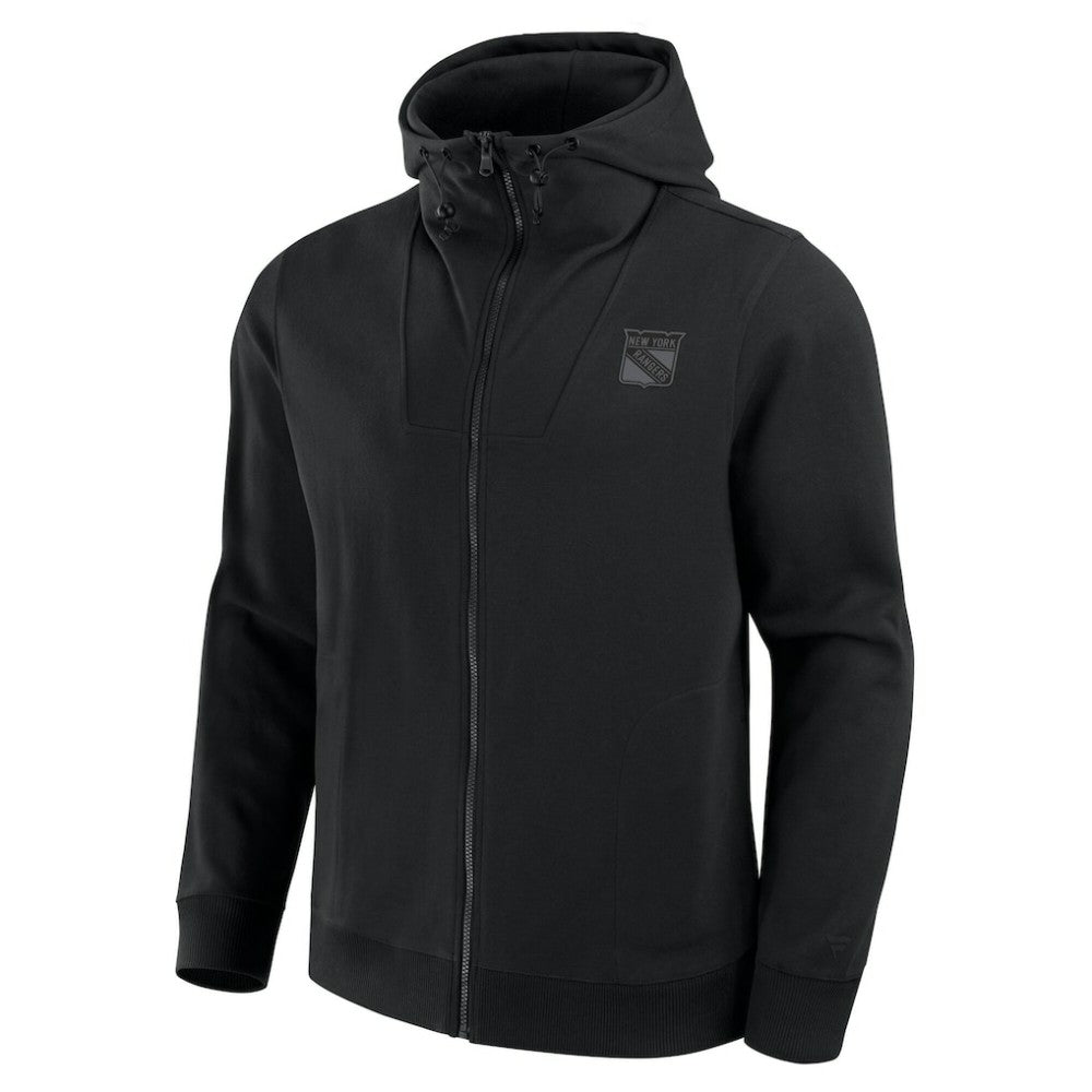 New York Rangers Fanatics Elements Tonal Primary Tri-Blend Full-Zip Hoodie - Black - NHL 201059030