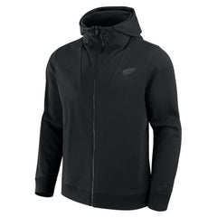 Detroit Red Wings Fanatics Elements Tonal Primary Tri-Blend Full-Zip Hoodie - Black - NHL 201059058