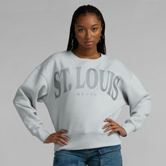 St. Louis Blues Fanatics Women's Elements Flow Pullover Sweatshirt - Gray - NHL 201059073