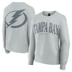 Tampa Bay Lightning Fanatics Women's Elements Flow Pullover Sweatshirt - Gray - NHL 201059075